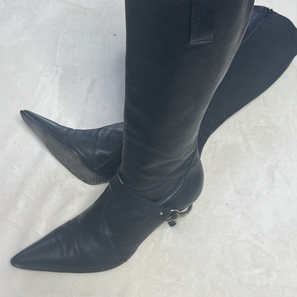 Western Style Knee High Boots - Picture 12 of 12